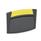 EN 733 Technopolymer Plastic Gripping Trays, Screw-In Type, Ergostyle® Type: S - With closing flap (only size b1 = 120)
Color of the cover: DGB - Yellow, RAL 1021, matte finish