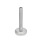 GN 31 Filetage en pouces, pieds de machine inox, avec indentation caoutchouc / pour applications sanitaires Type (base): B4 - Finition grenaillée mate, caoutchouc vulcanisé, blanc
Version (Goujon/Douille): U - Sans écrou hexagonal interne en haut, réglage par clé plate en bas
