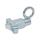 GN 724.5 Steel / Stainless Steel Indexing Plungers, with Chamfered Pin, with Mounting Flange Type: C3 - Chamfer, right
Material / Finish: ZB - Zinc plated, blue passivated finish