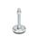 GN 30 Steel Sheet Metal Leveling Feet, Tapped Socket or Threaded Stud Type, with Rubber Pad Type (Base): A1 - Steel, zinc plated, rubber pad inlay, black
Version (Stud / Socket): SK - With nut, external hex at the bottom