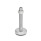 GN 31 Metric Thread, Stainless Steel Leveling Feet, Tapped Socket or Threaded Stud Type, with Rubber Pad Type (Base): B3 - Matte shot-blasted finish, rubber pad vulcanized, black
Version (Stud / Socket): UK - With nut, internal hex at the top, wrench flat at the bottom