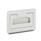 EN 825.2 Plastic Folding Handles with Recessed Tray, with Spring-Loaded Return Color: WS - White, RAL 9002, matte finish