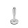 GN 31 Filetage en pouces, pieds de machine inox, avec indentation caoutchouc / pour applications sanitaires Type (base): B1 - Finition grenaillée mate, sous-couche en caoutchouc, noir
Version (Goujon/Douille): W - Avec manchon réglable
