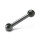 DIN 6337 Steel Ball Levers, Tapped or Plain Bore Type Type: L - Angled lever with plain bore
