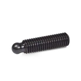 GN 632.1 Steel Grub Screws, with Ball End for GN 631 Thrust Pads 
