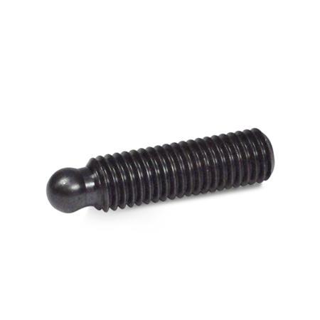 GN 632.1 Steel Grub Screws, with Ball End for GN 631 Thrust Pads 