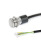 GN 3310 Stainless Steel Push Button Switches / Indicator Lights, with / without LED Lightning Type: RO - Button, latching, without LED
Connection type: K2 - Cable, end open, 2 m