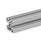 GN 10b Aluminum Profiles, b-Modular System, with Open Slots on All Sides, Profile Type Light Profile size: B-404010L
Finish: N - Anodized finish, natural color