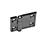 GN 237 Zinc Die-Cast Hinges with Extended Hinge Wing Material: ZD - Zinc die-cast
Type: A - 2x2 bores for countersunk screws
Finish: SW - Black, RAL 9005, textured finish
Scharnierflügel: l3 ≠ l4