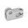 GN 191 Aluminum T-Angle Connector Clamps Finish: BL - Plain finish, Matte shot-blasted finish