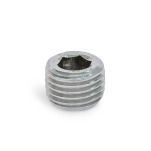 Bouchons filetés en inox avec filetage conique