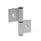 GN 2292 Aluminum Double Leaf Lift-Off Hinges, for Profile Systems, with Positioning Guide Type: A - Exterior hinge leafs
Identification: C - With countersunk holes
Bildzuordnung: 82