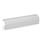 GN 730 Extruded Aluminum Ledge Handles, with Tapped Holes Finish: EL - Anodized finish, natural color