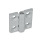 GN 237 Zinc Die-Cast Hinges, Vertically Extended Material: ZD - Zinc die-cast
Type: A - 2x3 Bores for countersunk screws
Finish: SR - Silver, RAL 9006, textured finish