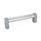 GN 335 Aluminum Oval Tubular Handles, with Inclined Handle Profile Type: A - Mounting from the back (tapped blind hole)
Finish: ES - Anodized finish, natural color