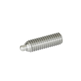  SPSSNL Stainless Steel Spring Plungers, with Stainless Steel Nose Pin, with Internal Hex Identification: A - Without locking element