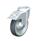 LER-TPA Steel Light Duty Swivel Casters, With Bolt Hole Fitting, Thermoplastic Rubber Wheels Type: K-FI - Ball bearing with stop-fix brake