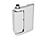 GN 139.1 Zinc Die-Cast Hinges with Integrated Safety Switch, with Connector Plug Type: A - Connector plug at the top