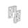GN 337 Bisagras desmontables de acero inoxidable, con orificios avellanados Material: NI - Acero inoxidable
Identificación núm.: 1 - (Perno) de soporte fijo derecho