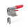 GN 851.4 Steel / Stainless Steel Vertical Latch Type Toggle Clamps, for Pulling Action, with Lock Mechanism Type: T3 - Without square U-bolt, with catch
Material: NI - Stainless steel