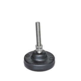  PM 500.1 Stainless Steel &quot;PolyMount&quot;™ Leveling Mounts, Plastic Base, Threaded Stud Type Type: A - Without pad