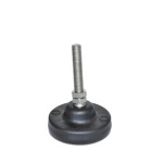 Stainless Steel "PolyMount"™ Leveling Mounts, Plastic Base, Threaded Stud Type