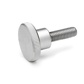 DIN 464 Stainless Steel Knurled Thumb Screws, High Type 