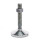 GN 17 Stainless Steel AISI 304 Leveling Feet, FDA Compliant Type (Base): C4 - Polished, rubber pad vulcanized, white
Version (Stud): TK - With nut, wrench flat at the bottom