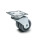 EN 22870 Steel Light Duty Casters, Rubber Wheel Tread, Polypropylene Wheel Core, Double Wheel Version Bearing type: G - Friction bearing
Bracket type: L - Swivel bracket with mounting plate
Coding: D - Double wheel version
