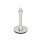 GN 41 Pieds de machine en pouces en inox, à goujon fileté ou taraudé en pouces Type (base): D3 - Avec sous-couche en caoutchouc, vulcanisé, noir
Version (Goujon/Douille): SK - Avec écrou externe hexagonal externe en bas