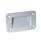GN 7330 Zinc Die-Cast Gripping Trays, Screw-In Type Type: A - Mounting from the operator's side (for identification no. 2 with four countersunk sealing screws)
Identification no.: 1 - Without seal
Finish: SR - Silver, RAL 9006, textured finish