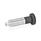 GN 613 Stainless Steel Indexing Plungers, with Plastic Knob, Non Lock-Out, with Fully Threaded Body Material: NI - Stainless steel
Type: A - With knob, without lock nut