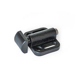 GN 415 Zinc Die-Cast Side Thrust Pins Type: A1 - Cylinder, horizontal<br />Version: KG - Plastic, smooth