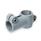 EN 192.9 Plastic T-Angle Connector Clamps Color: G - Gray, RAL 7040, matte finish