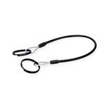 Stainless Steel AISI 304 Retaining Cables, with 2 Key Rings or with 1 Key Ring and 1 Mounting Tab