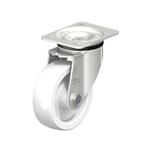 Heavy Duty Stainless Steel Nylon Wheel Swivel Casters, with Plate Mounting, Heavy Duty Bracket Series