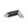 GN 722.1 Steel Cam Action Indexing Plungers, Lock-Out, Weldable Type: R - Round, latch (riveted), assembled