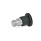 GN 822.10 Stainless Steel Mini Indexing Plungers, Lock-Out and Non Lock-Out Type: C - Lock-out, with plastic knob
