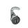GN 115.8 Zinc Die-Cast Cam Latches with Hook, Operation with Socket Key Finish (Housing collar): SW - Black, RAL 9005, textured finish
Type: SCH - With slot
Identification no.: 1 - Without latch bracket