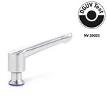Stainless Steel Adjustable Levers, DGUV Certified, Tapped Type, Hygienic Design