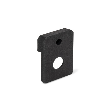 Supports de couple GN 891.2: Plastique, pour actionneurs linéaires profilés configurables