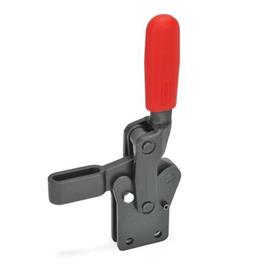 GN 810.11 Steel Vertical Acting Toggle Clamps, with Vertical Mounting Base, Heavy Duty Type „Longlife“ Type: B - Clamping bar with slotted hole (only size 220 and 440)