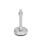 GN 31 Metric Thread, Stainless Steel Leveling Feet, Tapped Socket or Threaded Stud Type, with Rubber Pad Type (Base): B1 - Matte shot-blasted finish, rubber pad inlay, black
Version (Stud / Socket): SK - With nut, external hex at the bottom