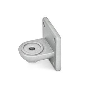 GN 272 Aluminum Swivel Clamp Connector Bases Type: MZ - With centering step<br />Finish: BL - Plain finish, Matte shot-blasted finish