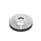 GN 6311.3 Almohadillas de empuje de acero, para tornillos prisioneros DIN 6332 o tornillos de apriete en T DIN 6304 / DIN 6306 Type: R - Con tapón de caucho, no deslizable