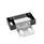 GN 4470 Zinc Die-Cast Magnetic Catches, with Rubberized Magnetic Surface Type: C2 - Magnetic surface side, with slotted hole
Identification: Z2 - With strike plate, Z-profile, with slotted hole
Finish: SW - Black, RAL 9005, textured finish