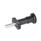 GN 817.9 Zinc Die-Cast Indexing Plungers, Lock-Out and Non Lock-Out, with Removable Pin Type: B - Non lock-out