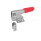 GN 851.1 Abrazaderas de palanca tipo pestillo vertical, acero inoxidable, con base de montaje horizontal Material: NI - Acero inoxidable
Tipo: T - Sin pestillo de tracción, con soporte de cierre