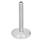 GN 21 Inch Thread, Stainless Steel Leveling Feet, Tapped Socket or Threaded Stud Type, with Turned Base, without Mounting Holes Type (Base): D0 - Fine turned, without rubber pad
Version (Stud / Socket): U - Without nut, internal hex at the top, wrench flat at the bottom