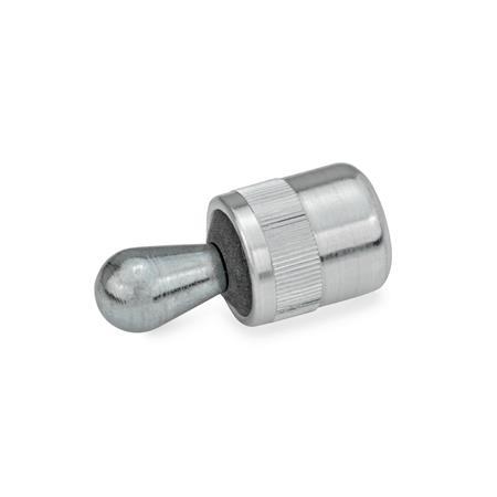 GN 715 Pernos de presión lateral de aluminio, por presión Tipo: SB - Perno de presión de acero, con sello